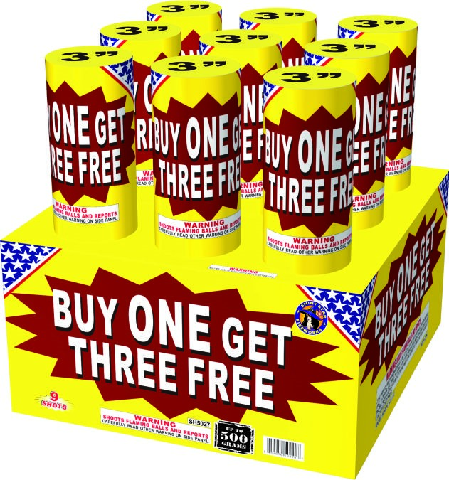 BUY ONE GET THREE FREE